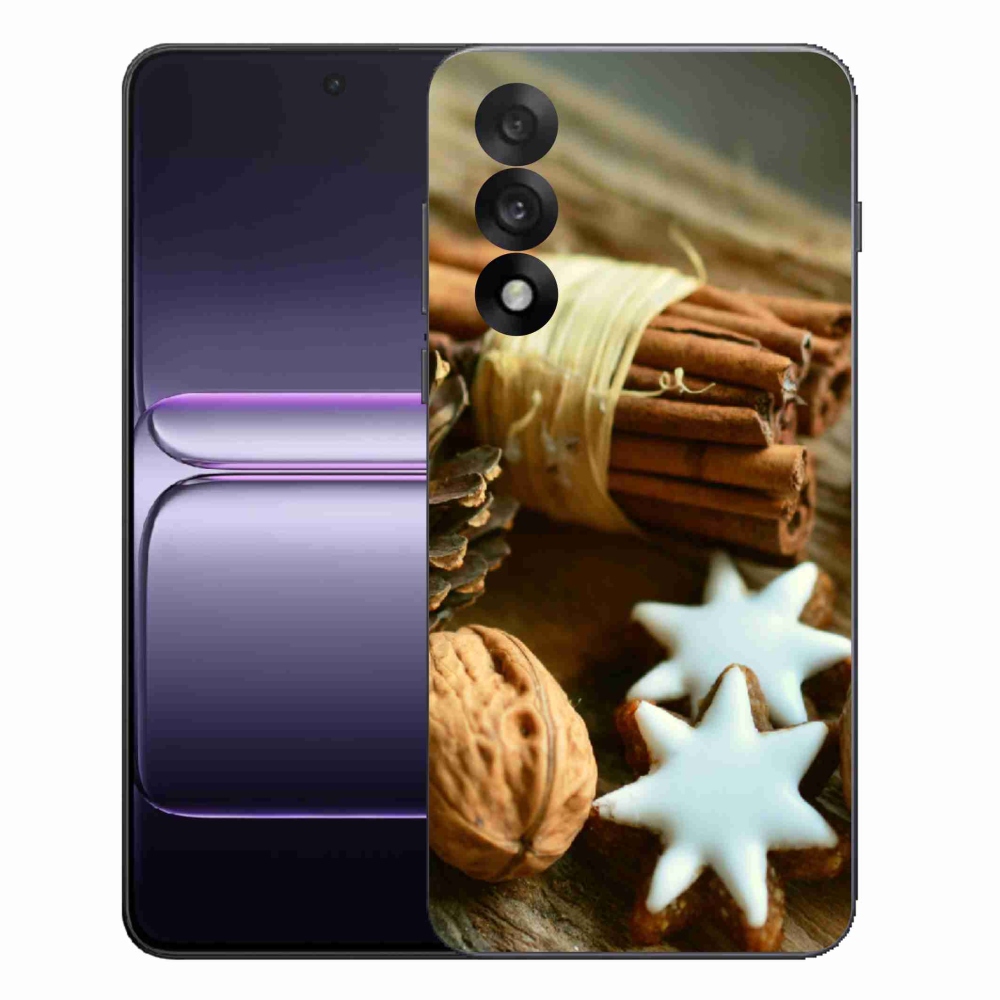 Gélový kryt mmCase na One Plus Nord 5 - škorica a perníčky