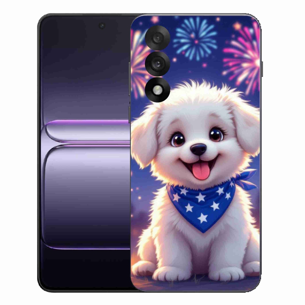 Gélový kryt mmCase na One Plus Nord 5 - slávnostné šteňa