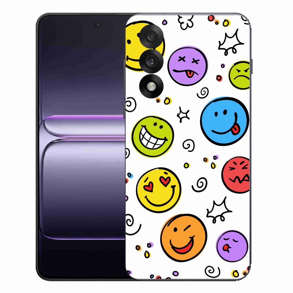 Gélový kryt mmCase na One Plus Nord 5 - smajlíci