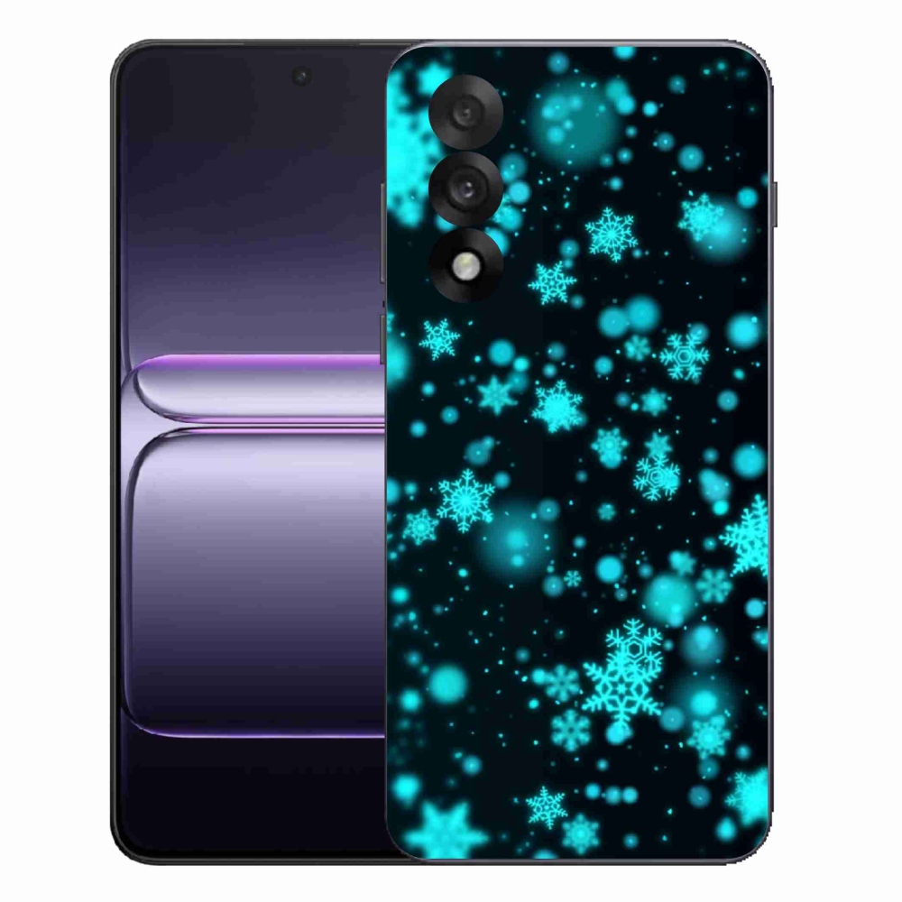 Gélový kryt mmCase na One Plus Nord 5 - snehové vločky 1