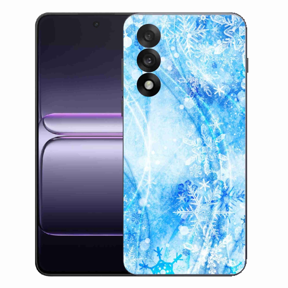 Gélový kryt mmCase na One Plus Nord 5 - snehové vločky