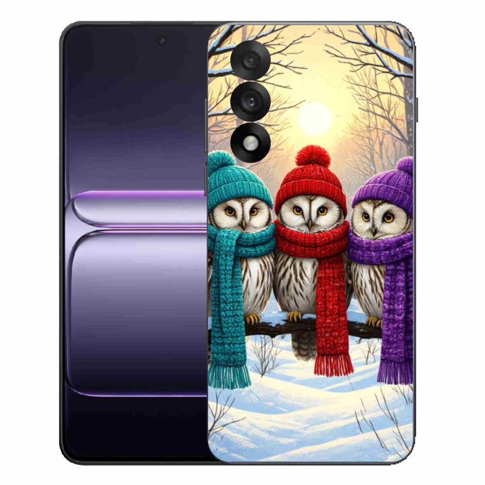 Gélový kryt mmCase na One Plus Nord 5 - soví priatelia