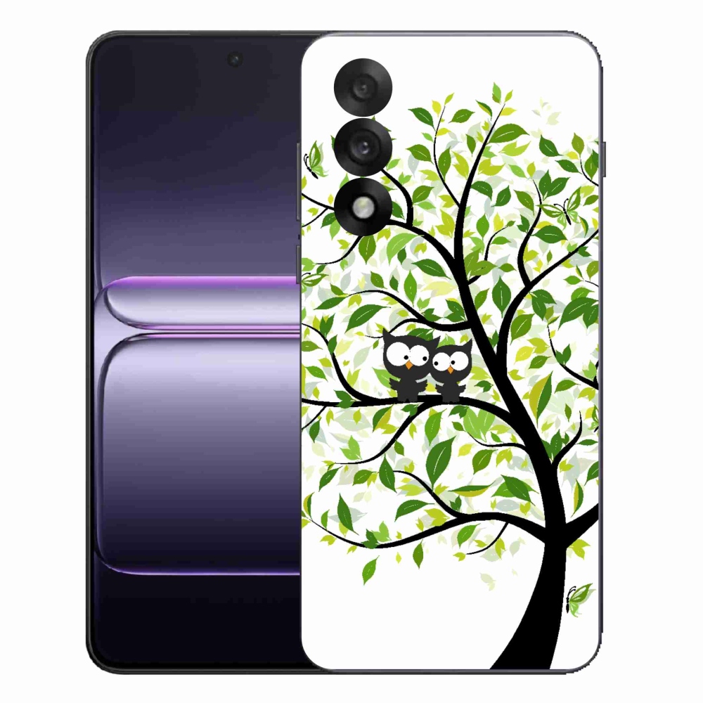 Gélový kryt mmCase na One Plus Nord 5 - malej sovy na strome