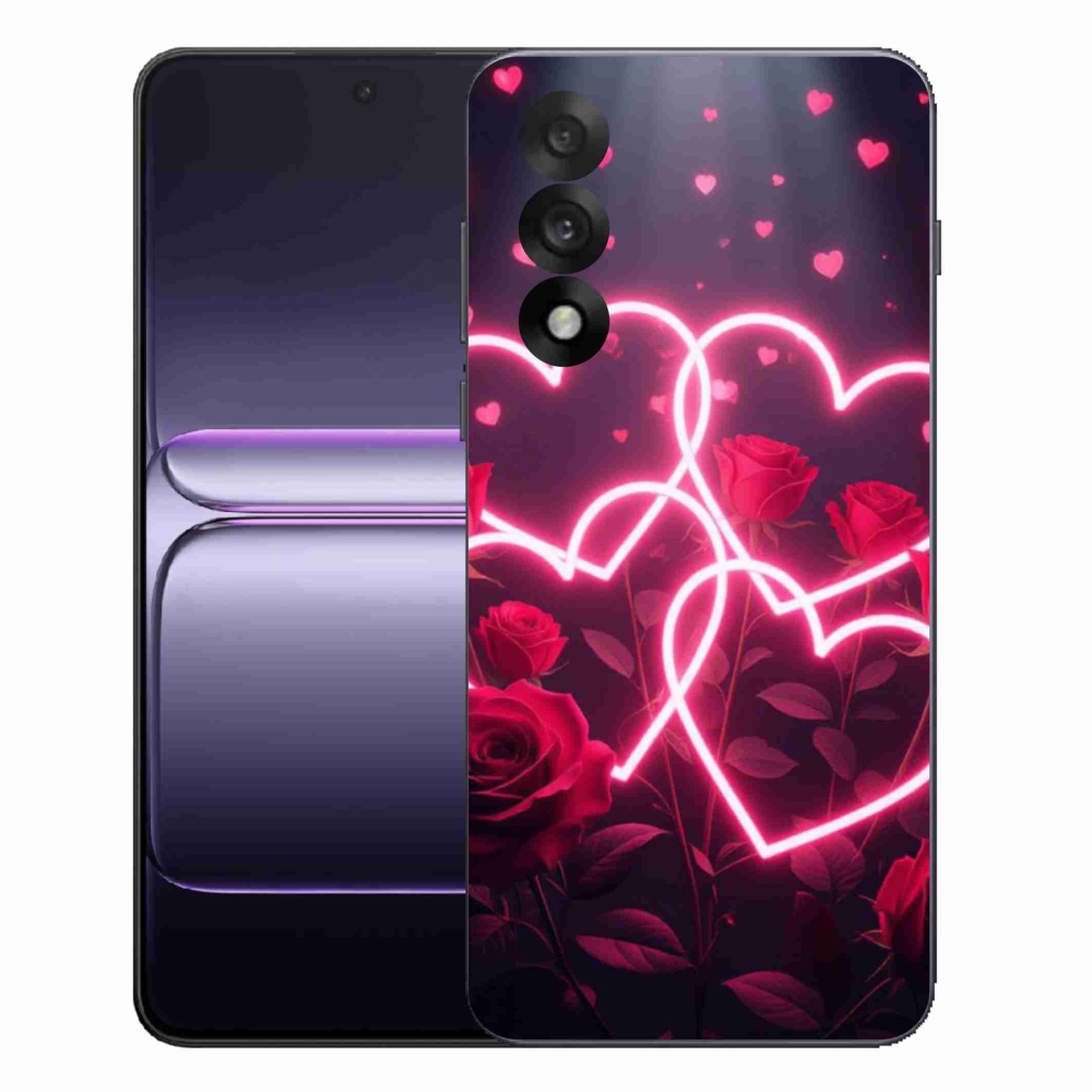 Gélový kryt mmCase na One Plus Nord 5 - srdce lásky