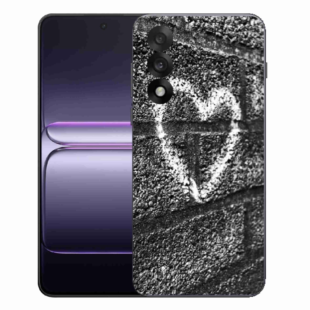Gélový kryt mmCase na One Plus Nord 5 - srdce na stene