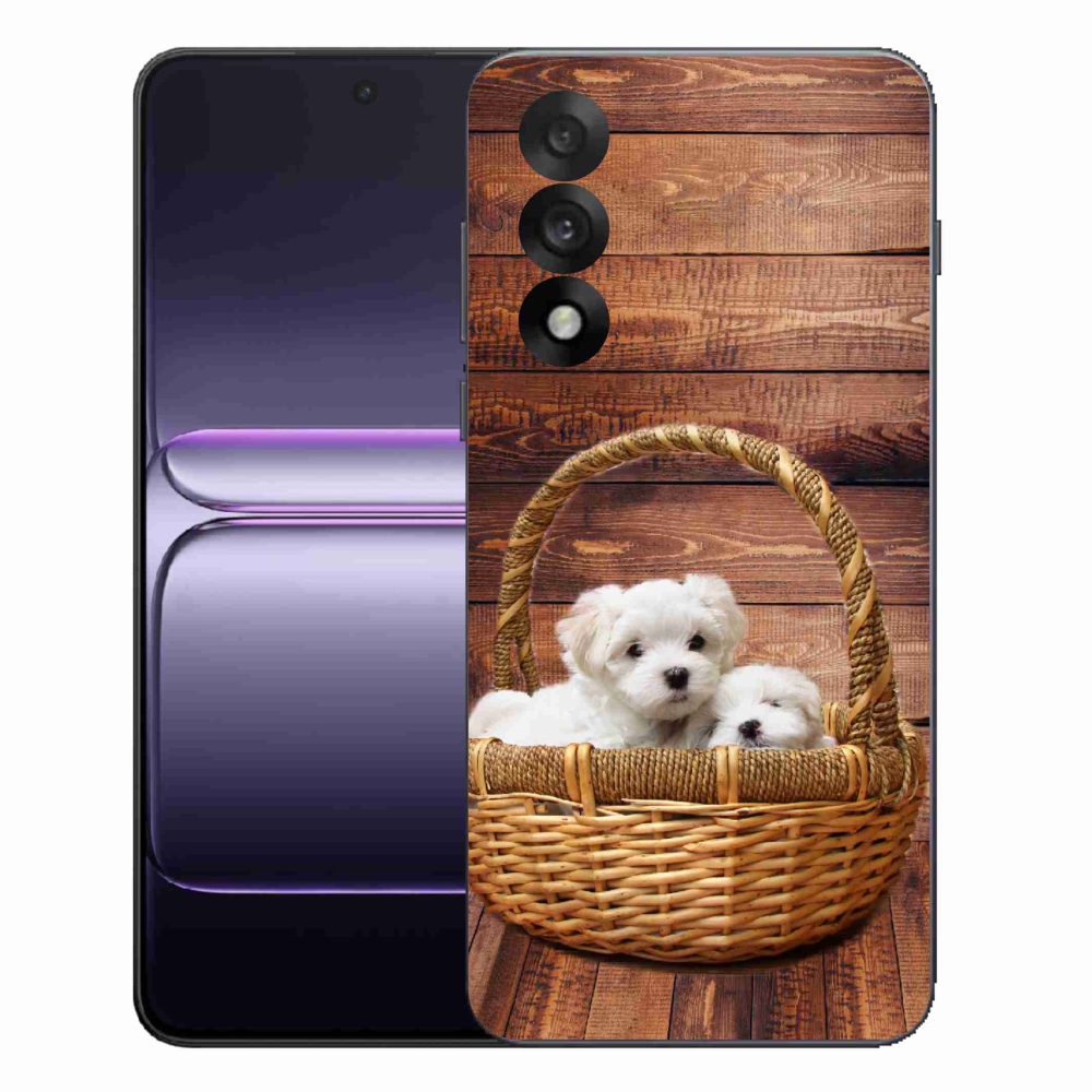 Gélový kryt mmCase na One Plus Nord 5 - šteniatka