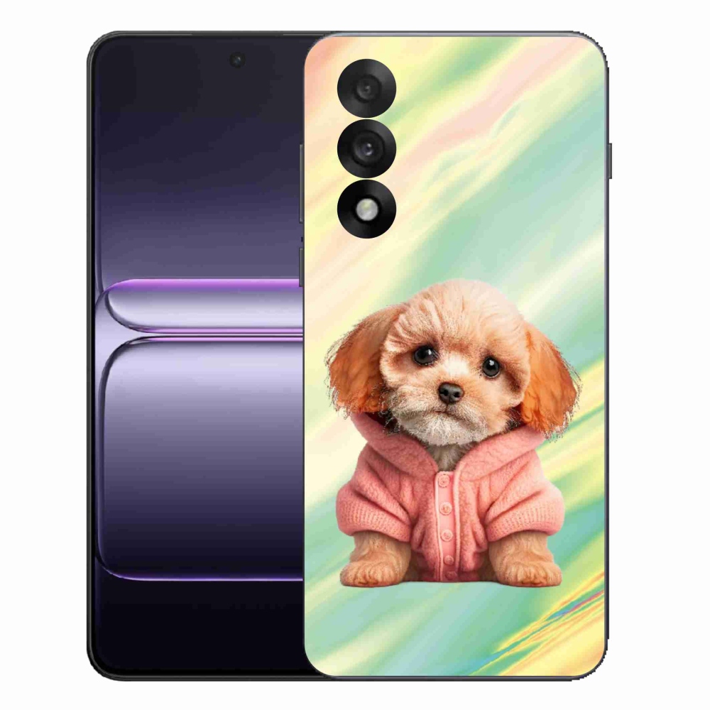 Gélový kryt mmCase na One Plus Nord 5 - šteňa vo svetri