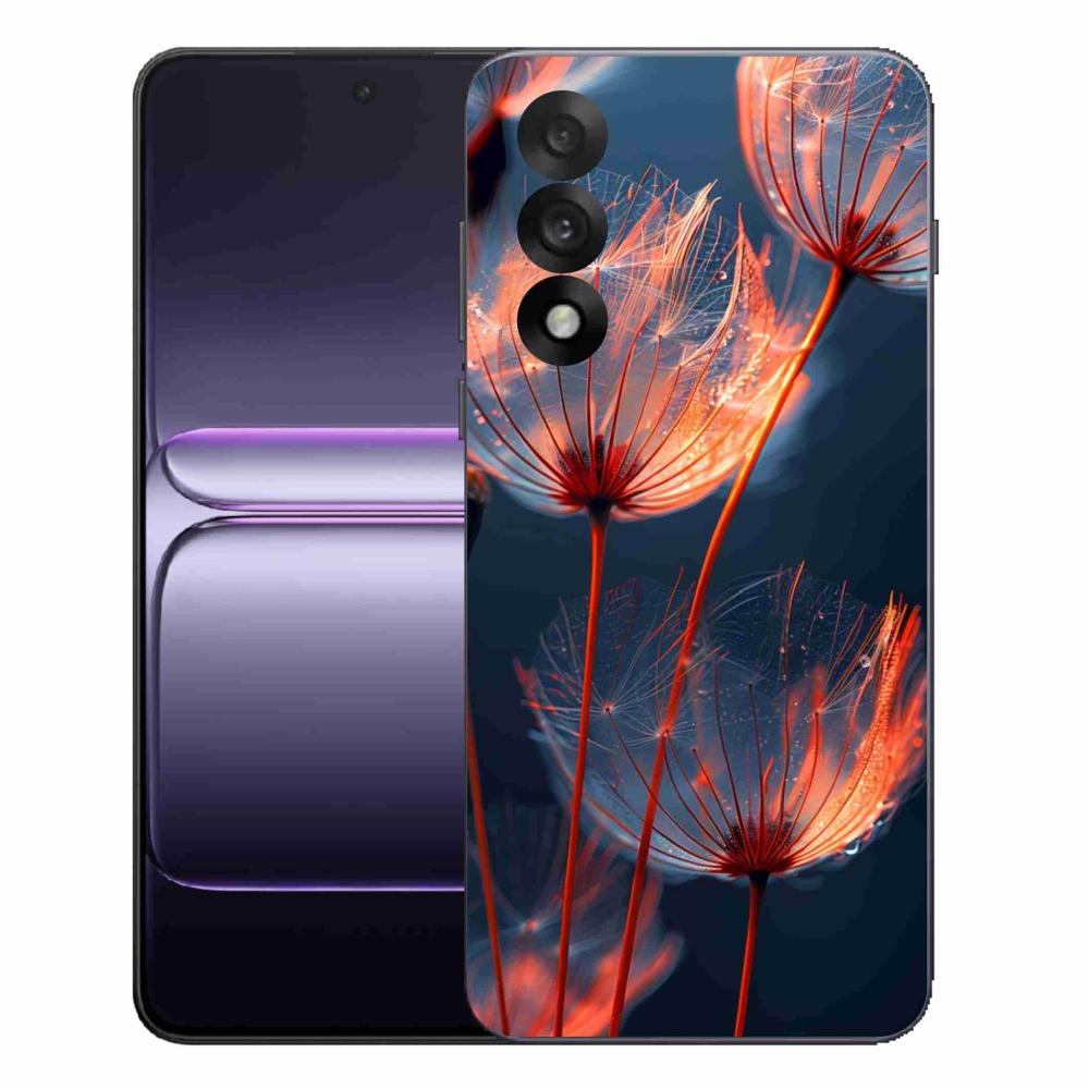 Gélový kryt mmCase na One Plus Nord 5 - svetielkujúce páperie