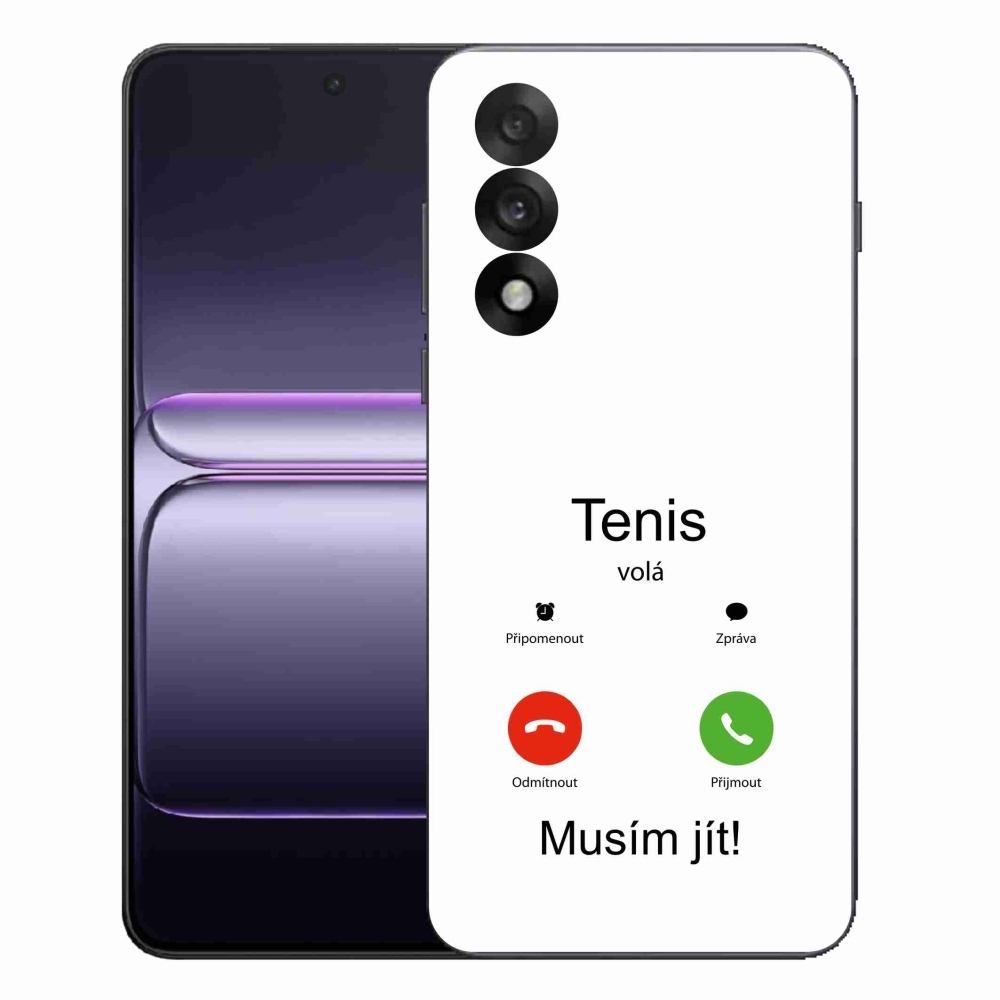Gélový kryt mmCase na One Plus Nord 5 - tenis volá biele pozadie