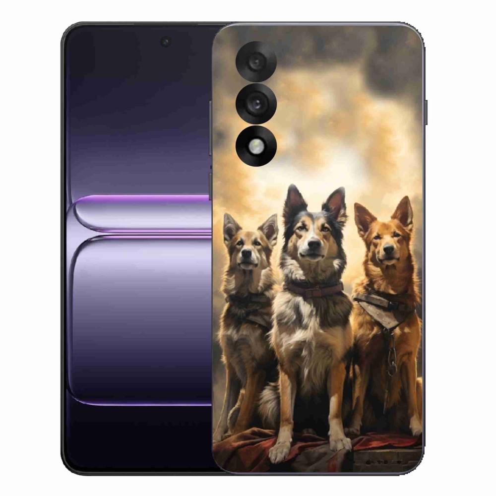 Gélový kryt mmCase na One Plus Nord 5 - tri psy