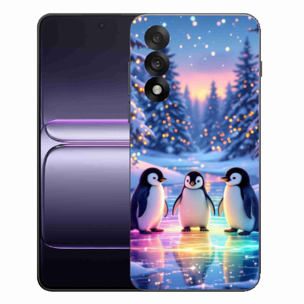 Gélový kryt mmCase na One Plus Nord 5 - tučniaky