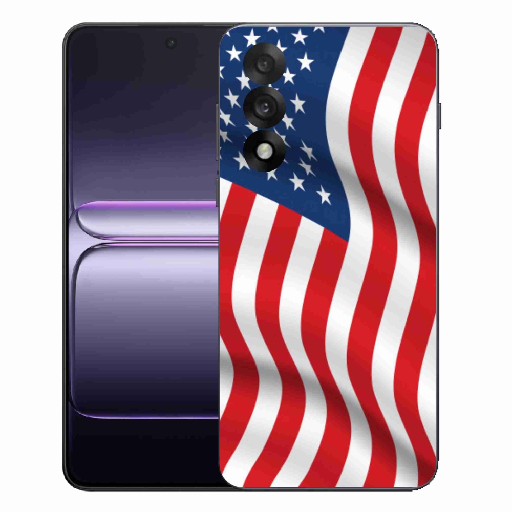 Gélový kryt mmCase na One Plus Nord 5 - USA vlajka