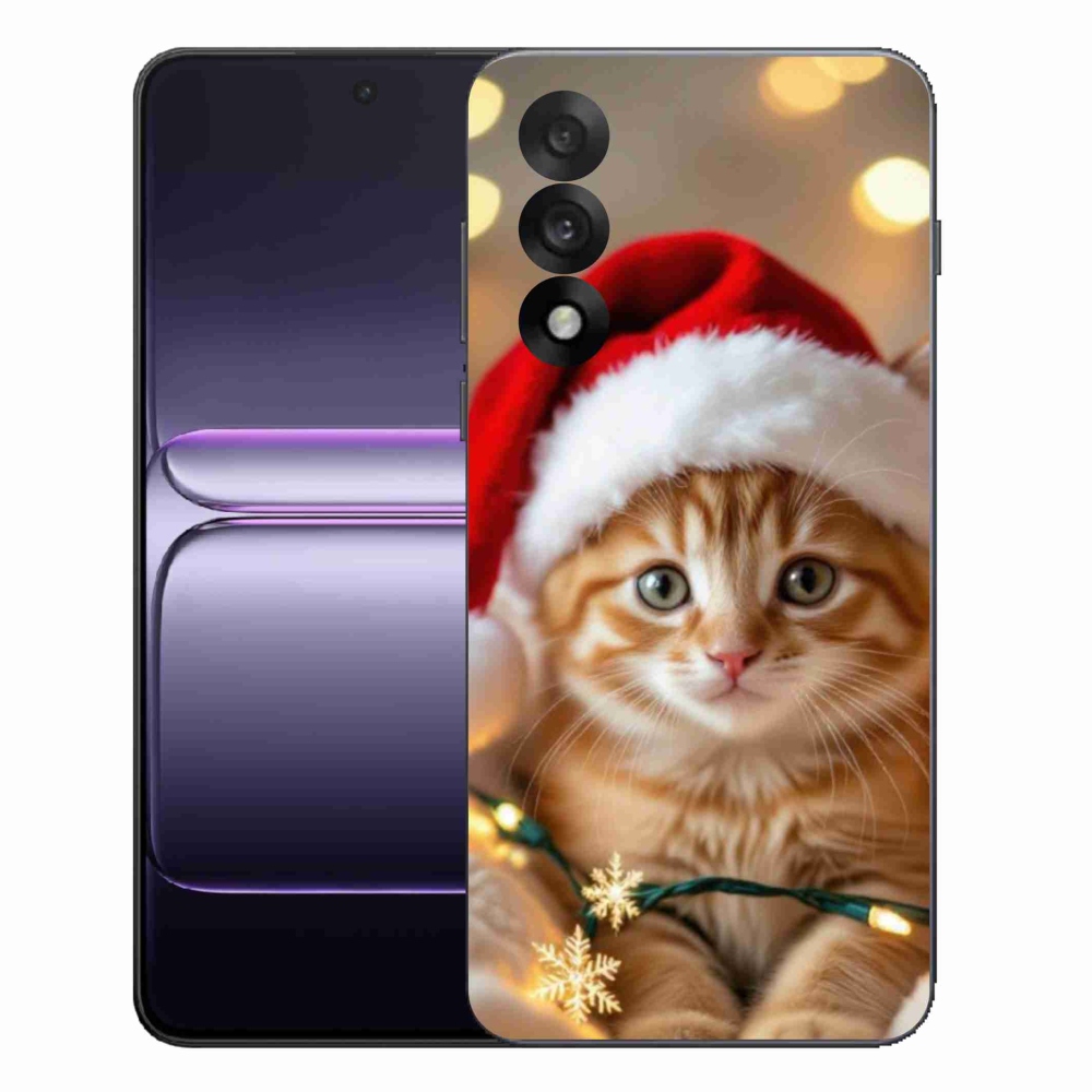 Gélový kryt mmCase na One Plus Nord 5 - vianočné mačiatko