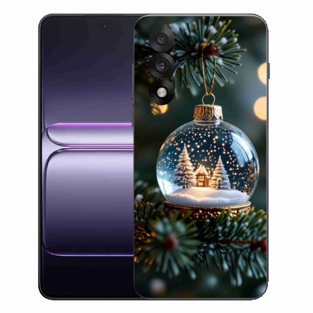 Gélový kryt mmCase na One Plus Nord 5 - vianočné gule 2