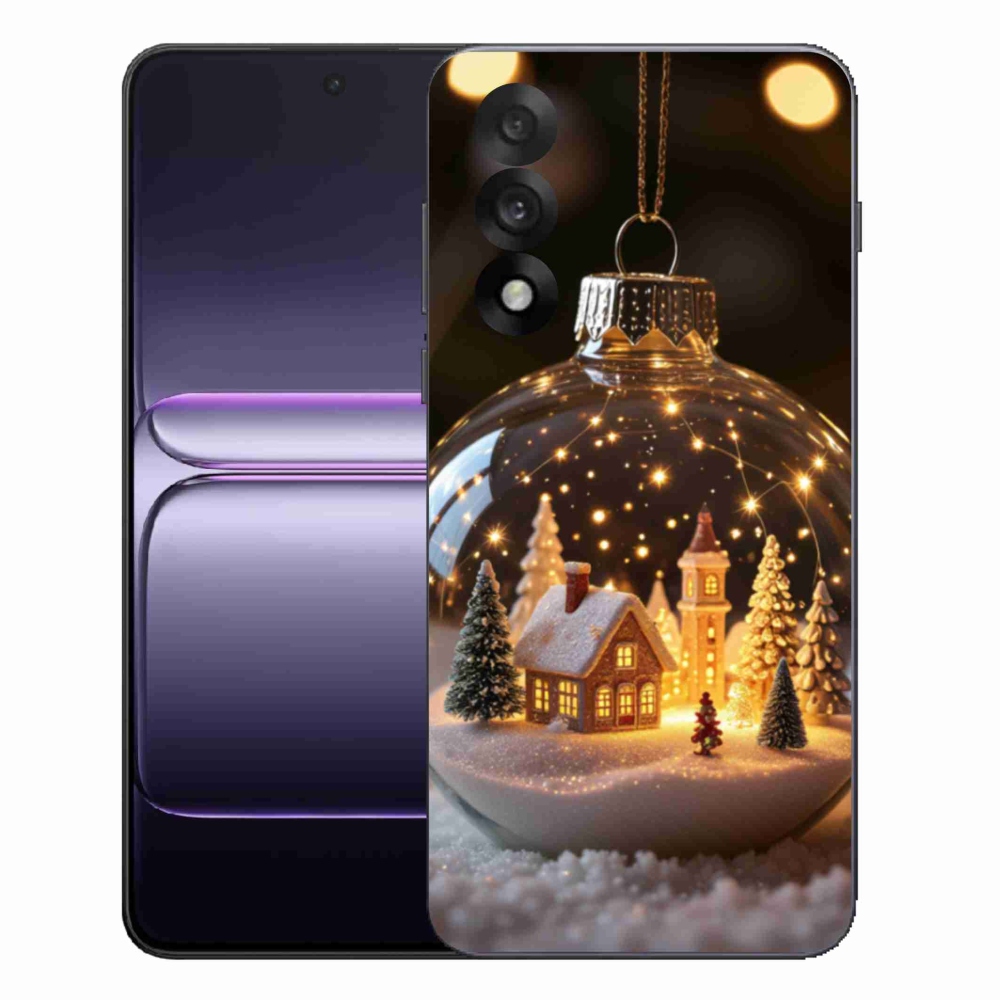 Gélový kryt mmCase na One Plus Nord 5 - vianočné gule 3