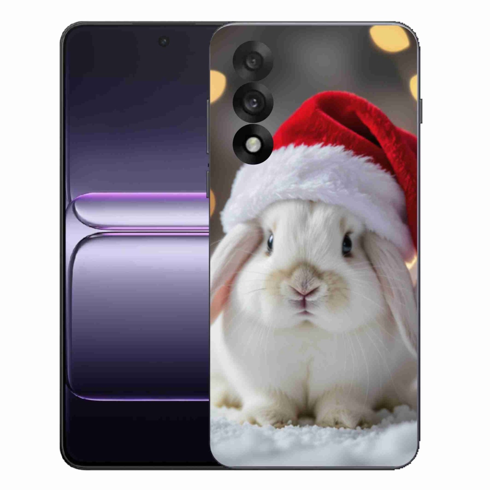 Gélový kryt mmCase na One Plus Nord 5 - vianočný králik