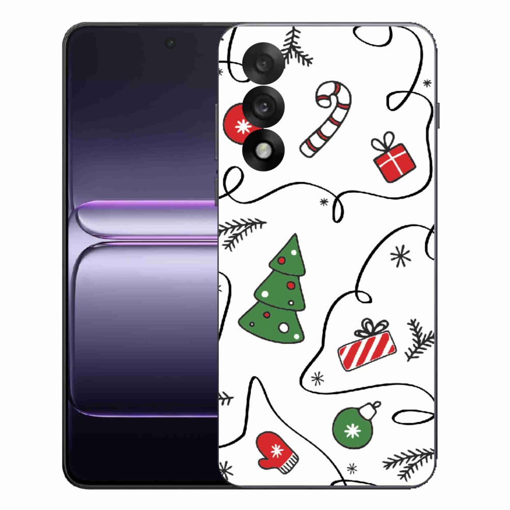 Gélový kryt mmCase na One Plus Nord 5 - vianočné motívy