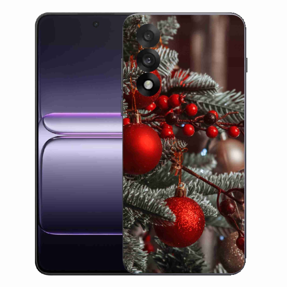Gélový kryt mmCase na One Plus Nord 5 - vianočné ozdoby 2