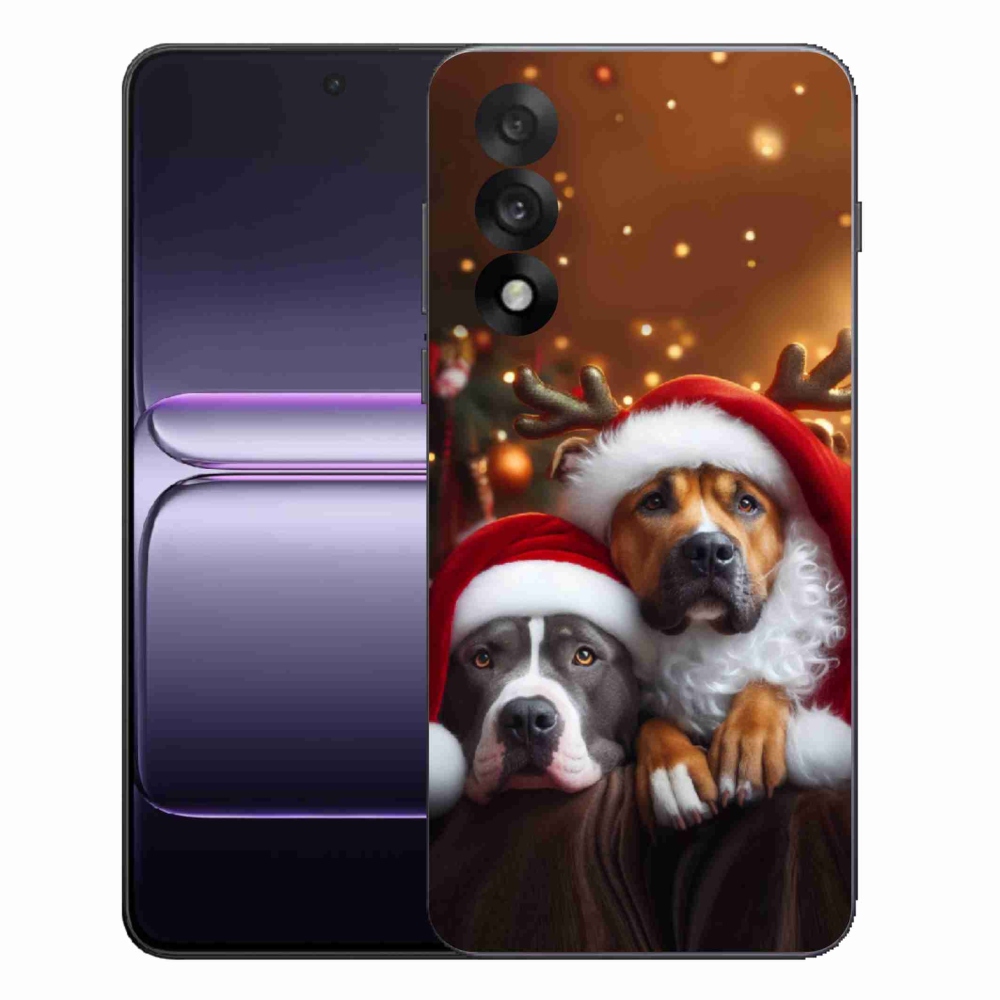 Gélový kryt mmCase na One Plus Nord 5 - vianočné psy
