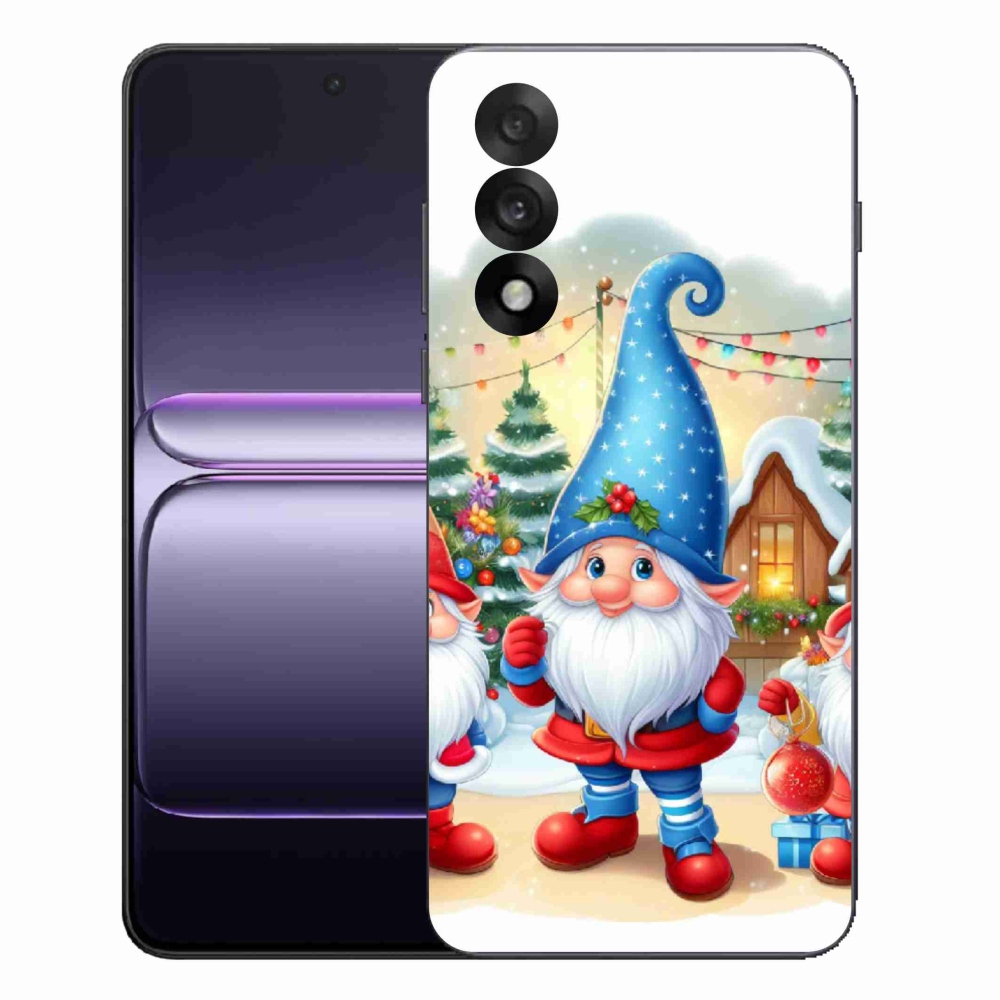 Gélový kryt mmCase na One Plus Nord 5 - vianočné škriatkovia