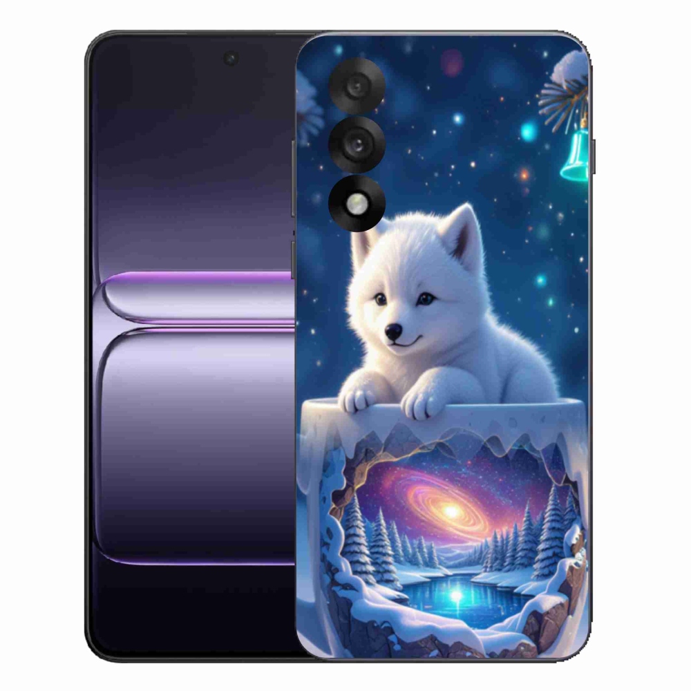 Gélový kryt mmCase na One Plus Nord 5 - vianočné šteňa
