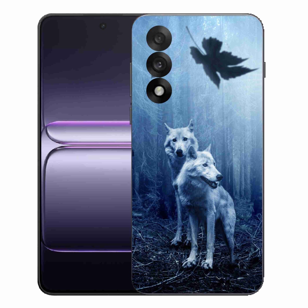 Gélový kryt mmCase na One Plus Nord 5 - vlci v lese
