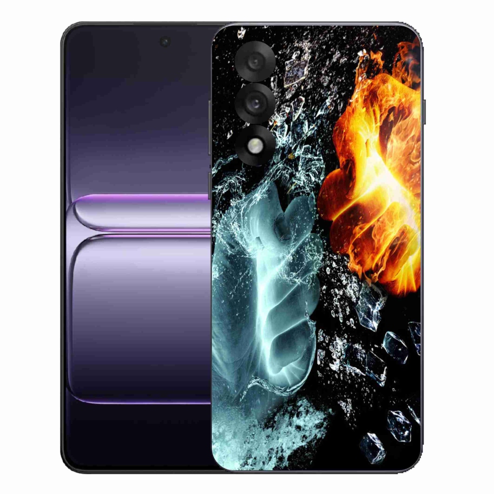 Gélový kryt mmCase na One Plus Nord 5 - voda a oheň
