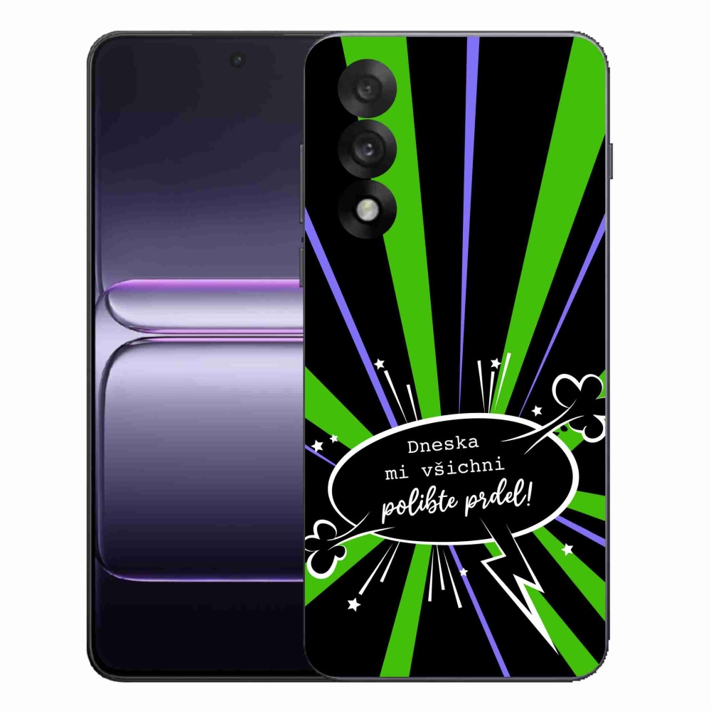 Gélový kryt mmCase na One Plus Nord 5 - vtipný text 15 čierne pozadie