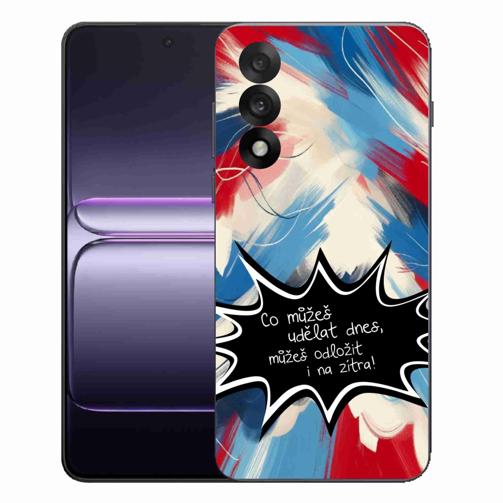 Gélový kryt mmCase na One Plus Nord 5 - vtipný text 9 čierne pozadie