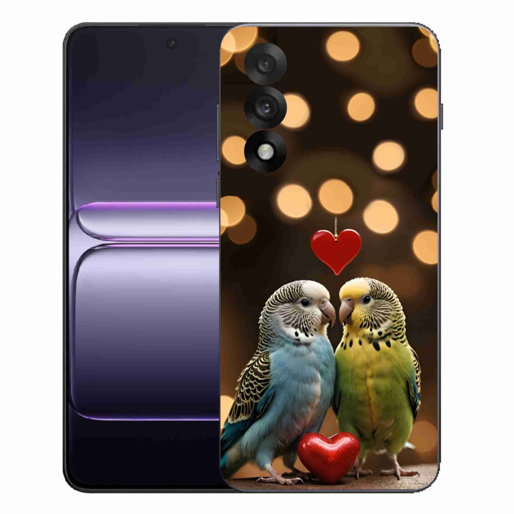Gélový kryt mmCase na One Plus Nord 5 - zamilovaní papagáje