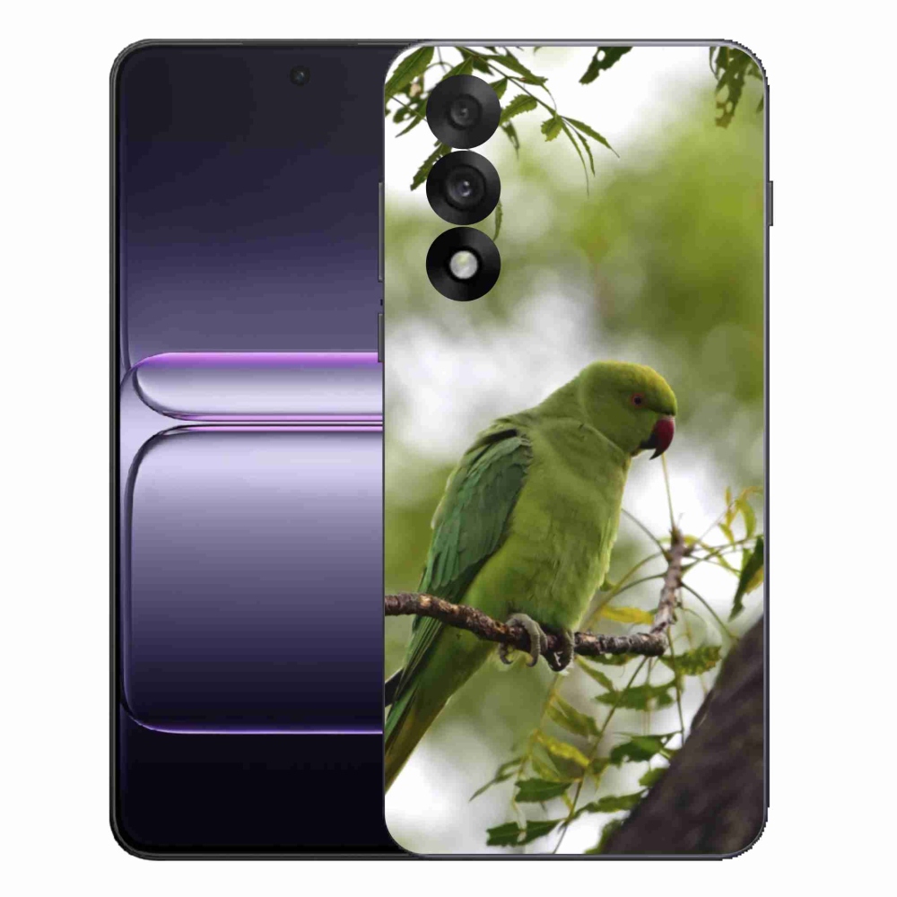 Gélový kryt mmCase na One Plus Nord 5 - zelený papagáj
