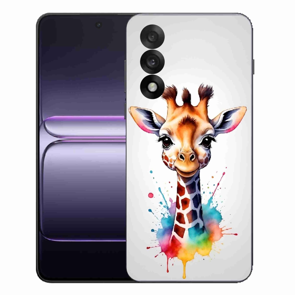 Gélový kryt mmCase na One Plus Nord 5 - žirafa 1