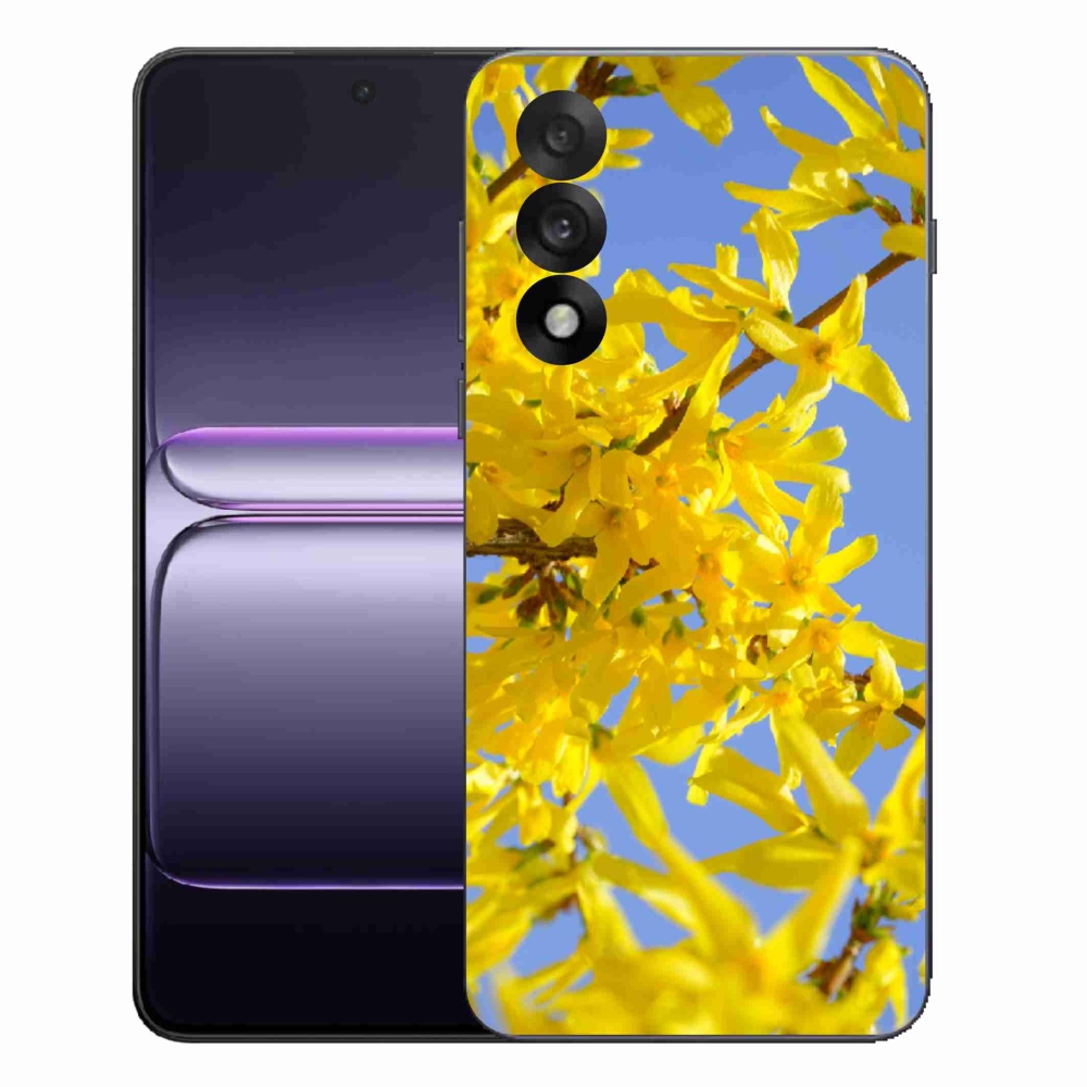 Gélový kryt mmCase na One Plus Nord 5 - žlté kvety