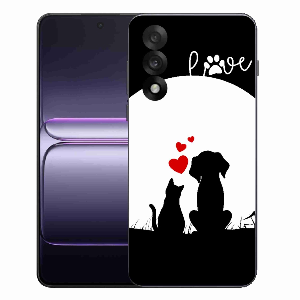 Gélový kryt mmCase na One Plus Nord 5 - zvieracia láska