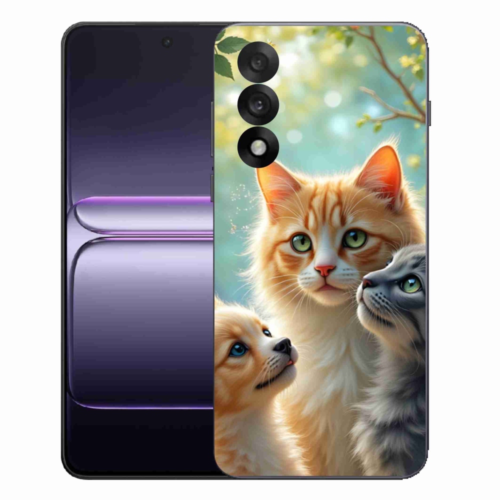 Gélový kryt mmCase na One Plus Nord 5 - zvieracie priateľstvo 2