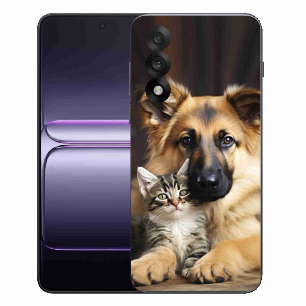 Gélový kryt mmCase na One Plus Nord 5 - zvieracie priateľstvo