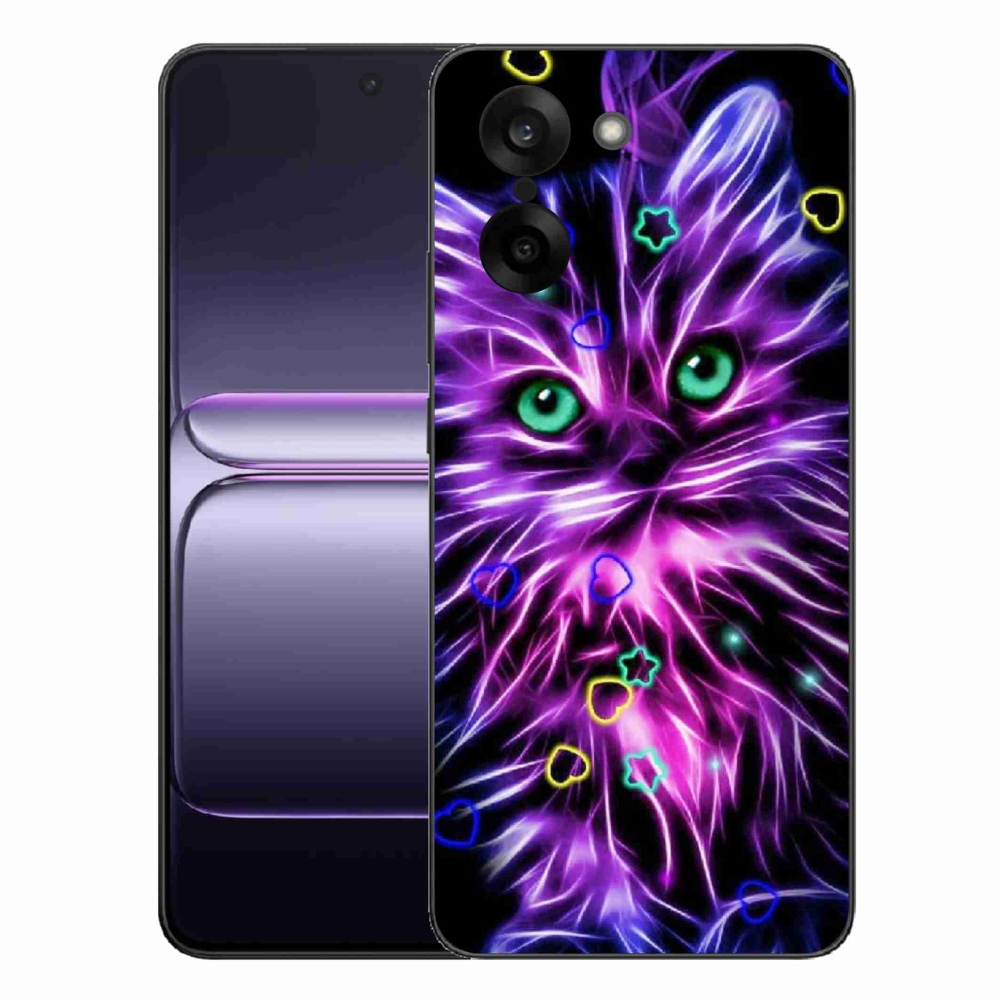 Gélový kryt mmCase na One Plus Nord CE5 - abstraktná mačka