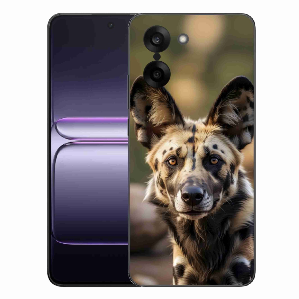 Gélový kryt mmCase na One Plus Nord CE5 - africký divoký pes