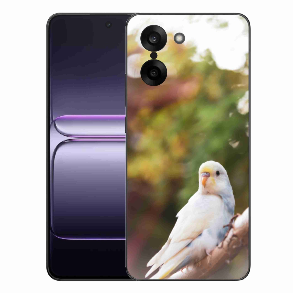 Gélový kryt mmCase na One Plus Nord CE5 - andulka biela