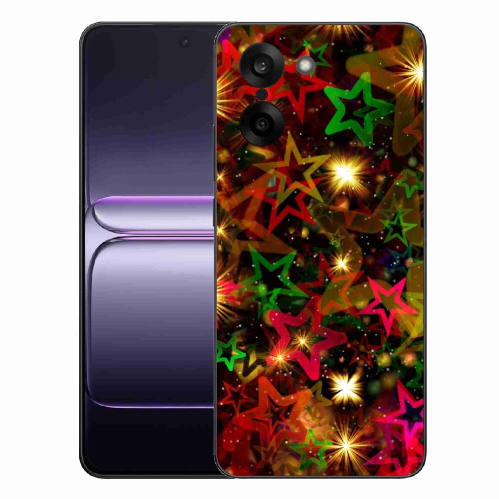 Gélový kryt mmCase na One Plus Nord CE5 - farebné hviezdičky