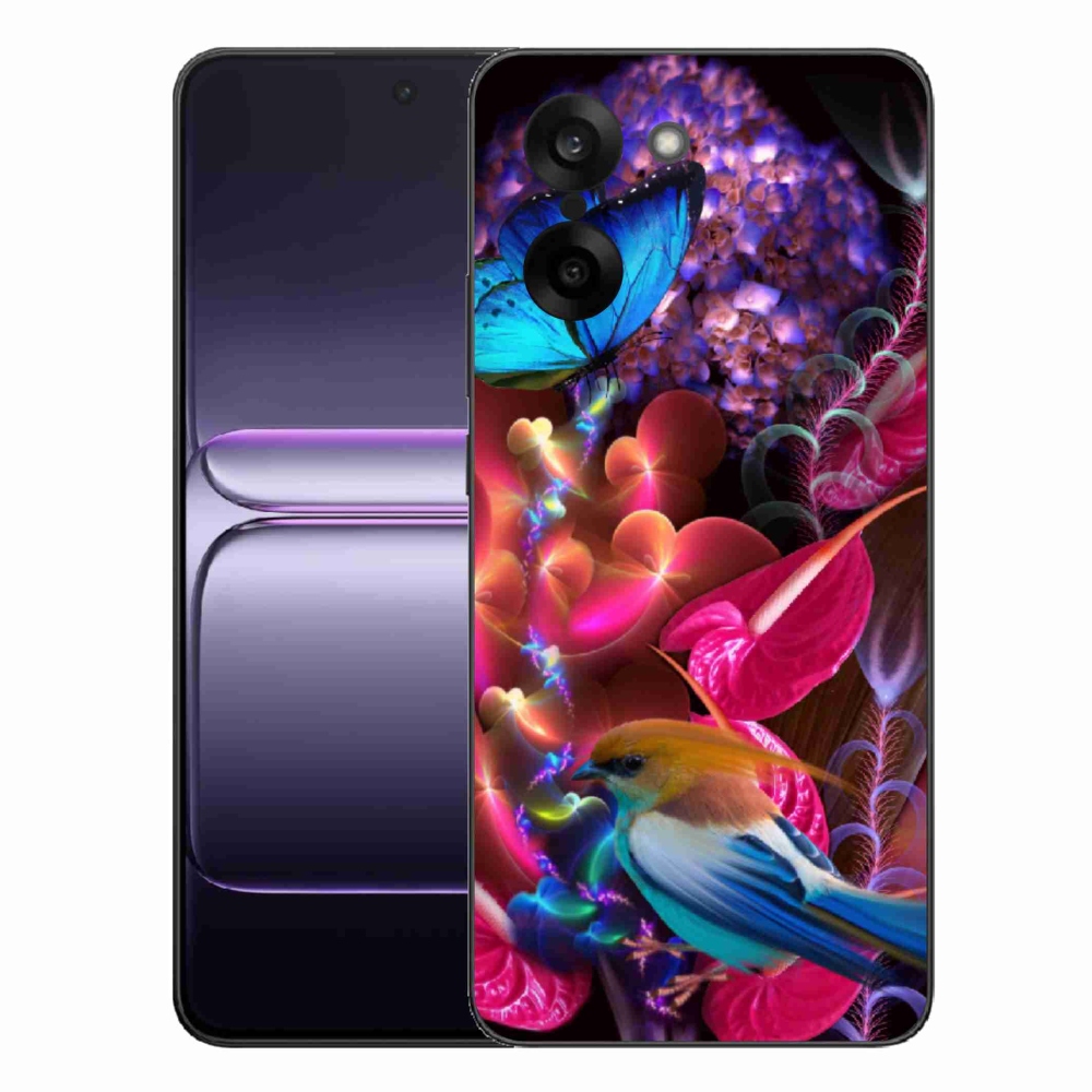 Gélový kryt mmCase na One Plus Nord CE5 - farebné kvety