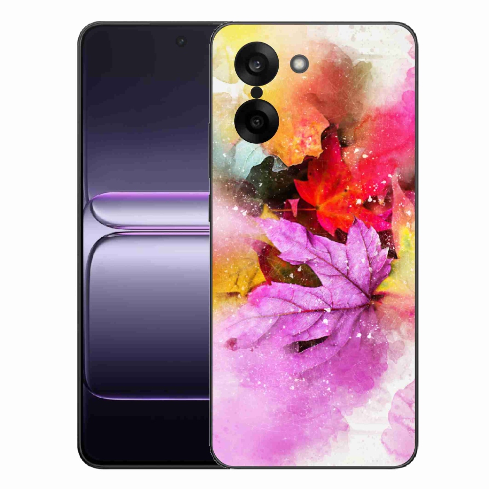 Gélový kryt mmCase na One Plus Nord CE5 - farebné listy