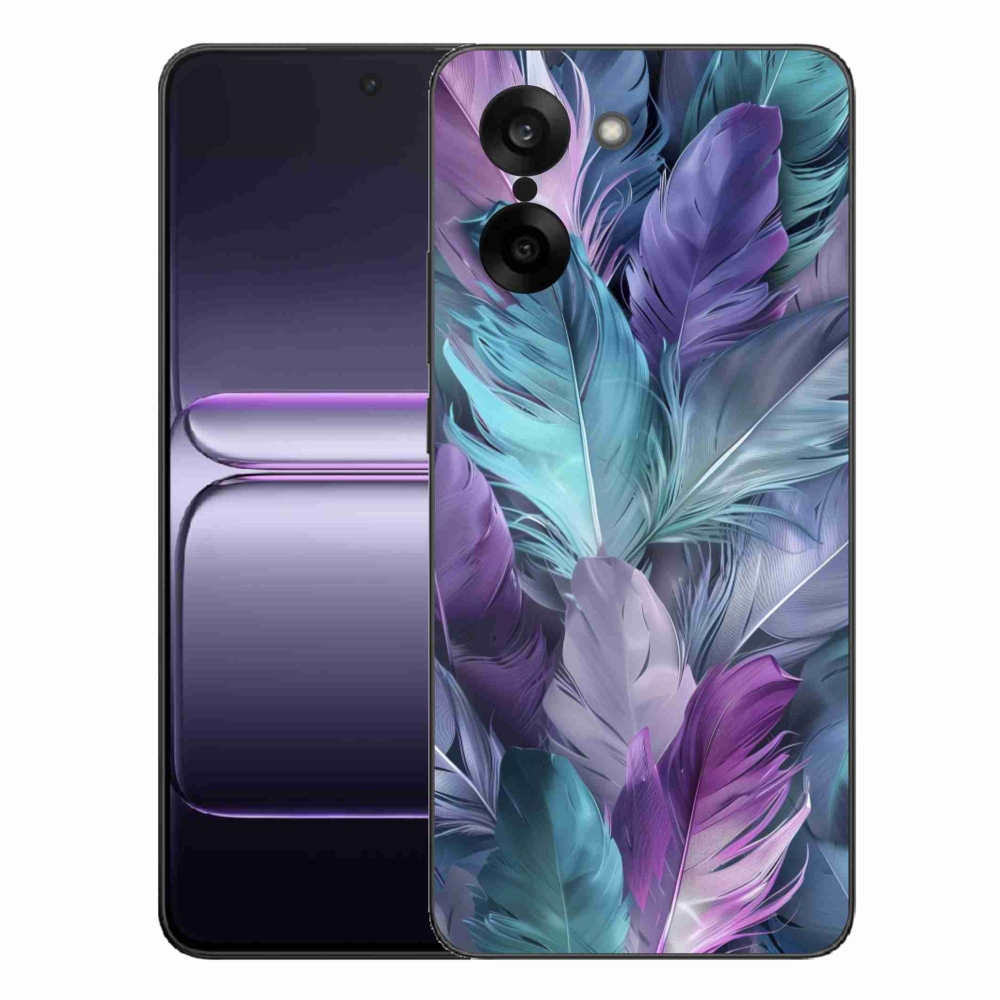 Gélový kryt mmCase na One Plus Nord CE5 - farebné perie 2
