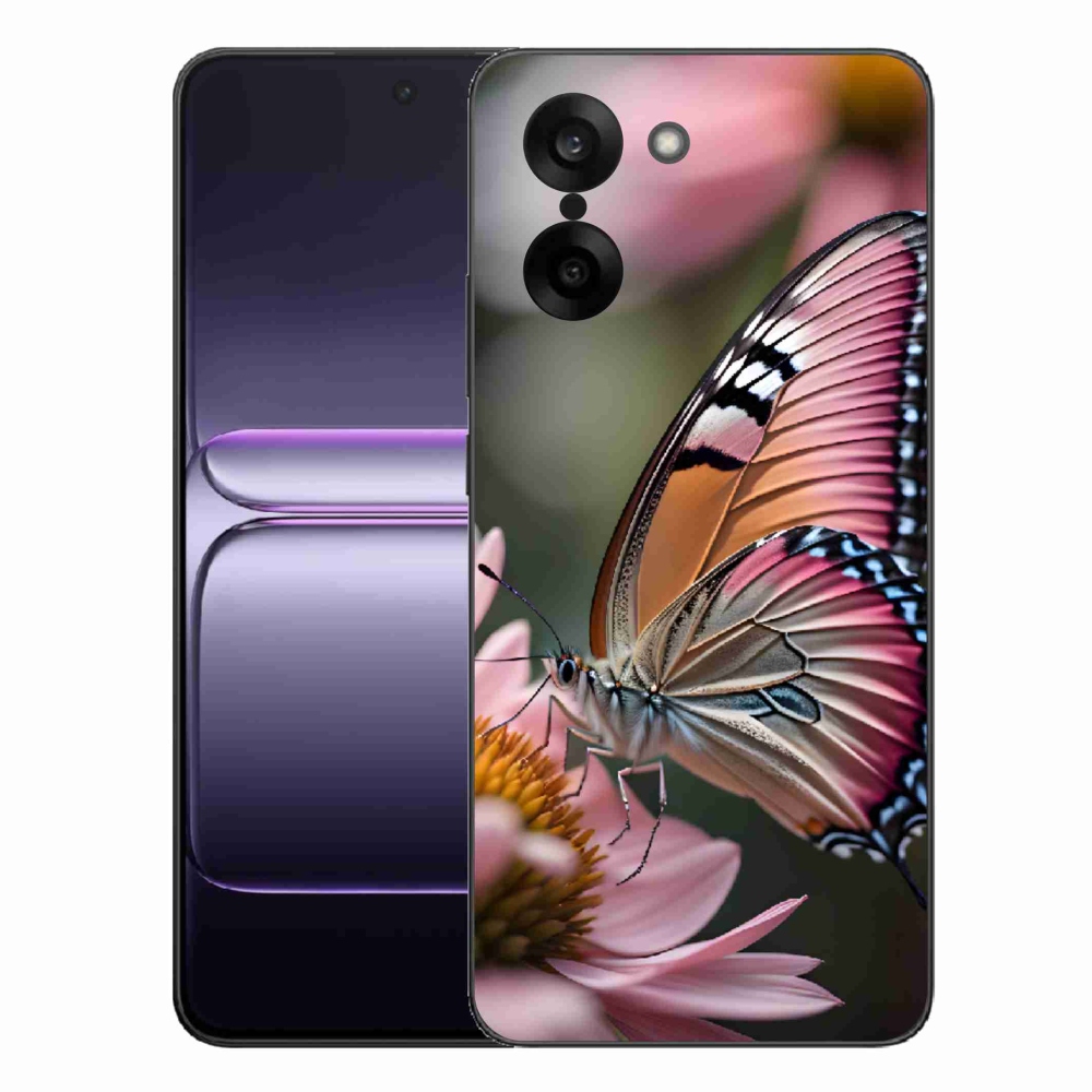 Gélový kryt mmCase na One Plus Nord CE5 - farebný motýľ