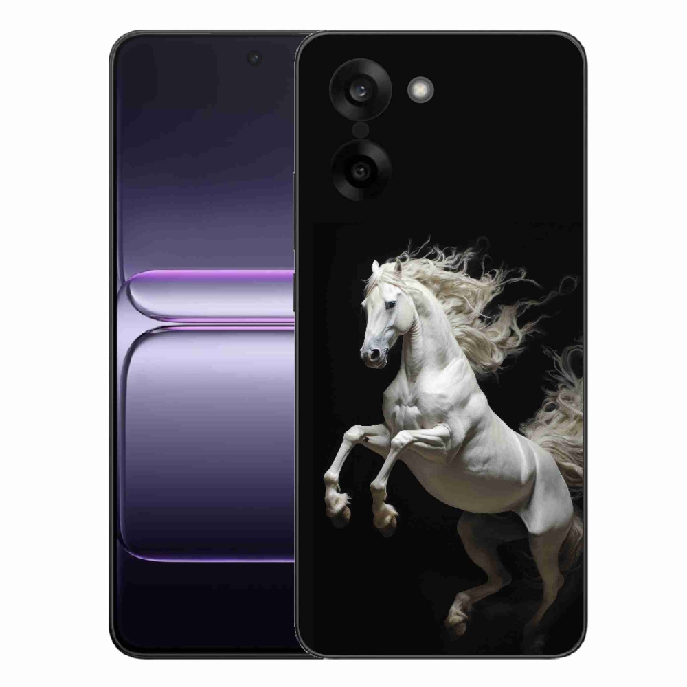 Gélový kryt mmCase na One Plus Nord CE5 - biely kôň 4
