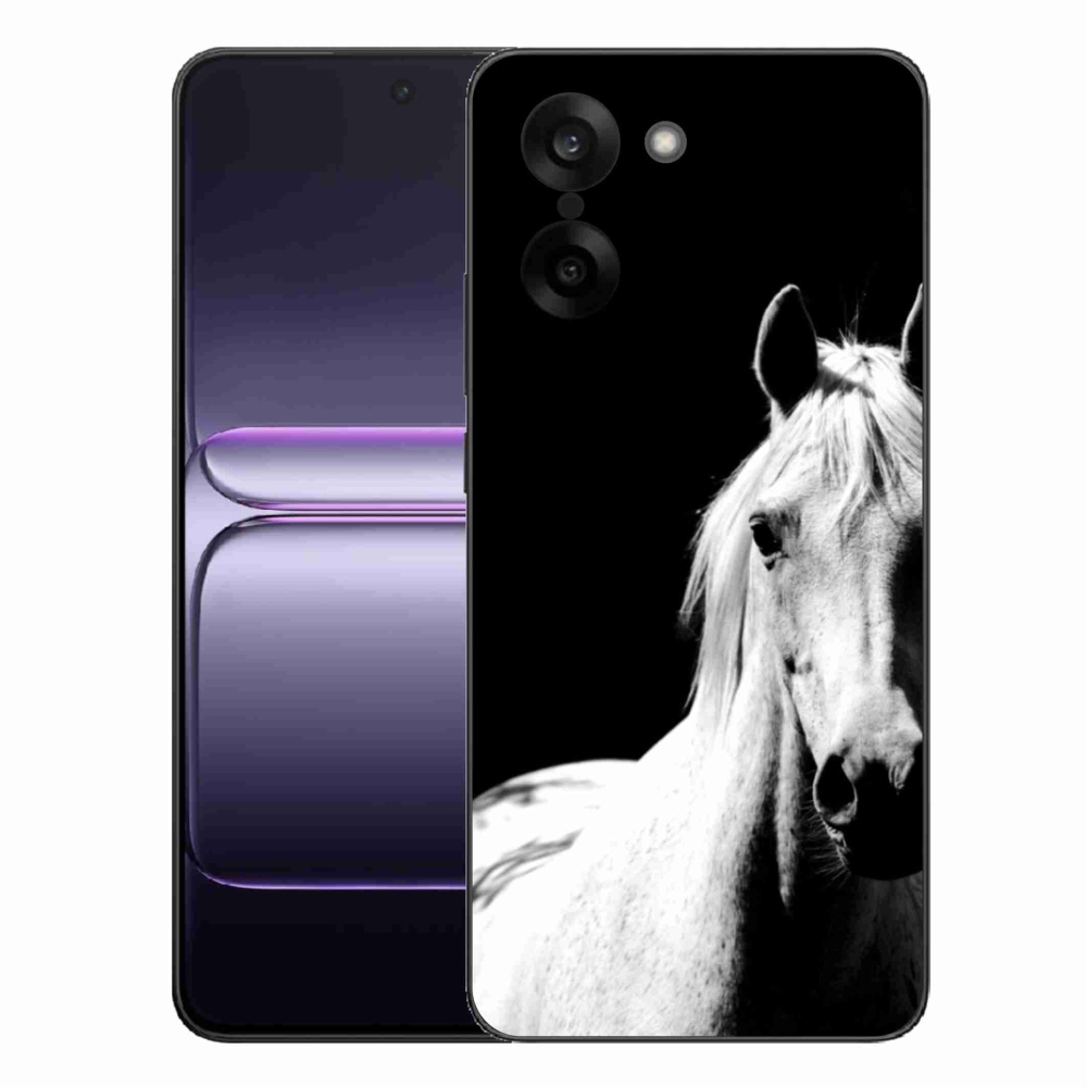 Gélový kryt mmCase na One Plus Nord CE5 - biely kôň 5