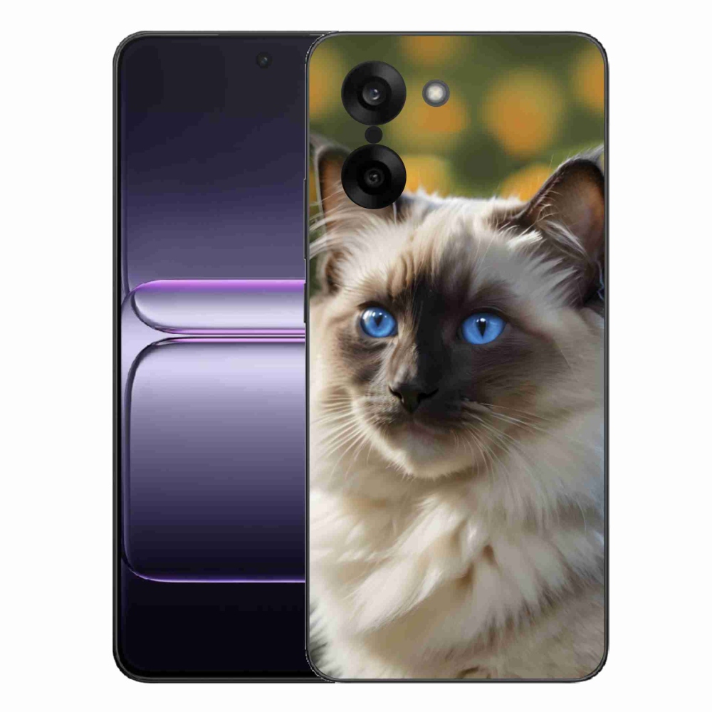 Gélový kryt mmCase na One Plus Nord CE5 - biely ragdoll