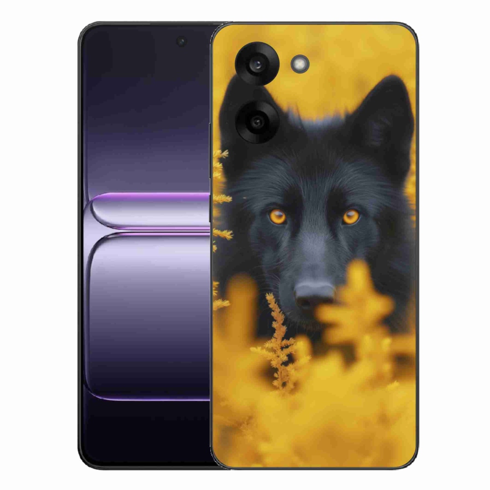 Gélový kryt mmCase na One Plus Nord CE5 - čierny vlk 2