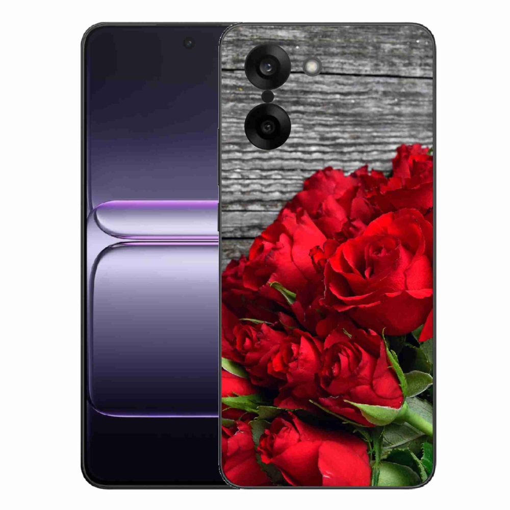 Gélový kryt mmCase na One Plus Nord CE5 - červené ruže
