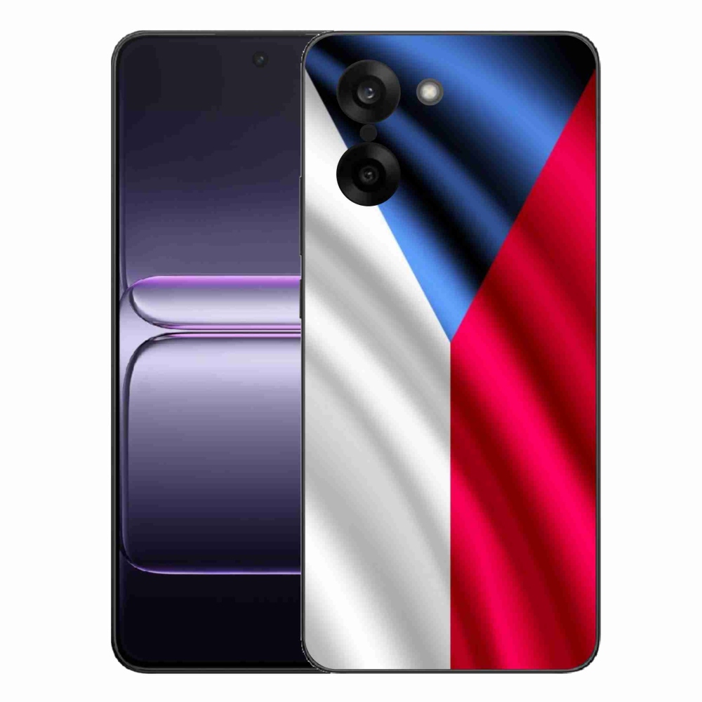 Gélový kryt mmCase na One Plus Nord CE5 - česká vlajka